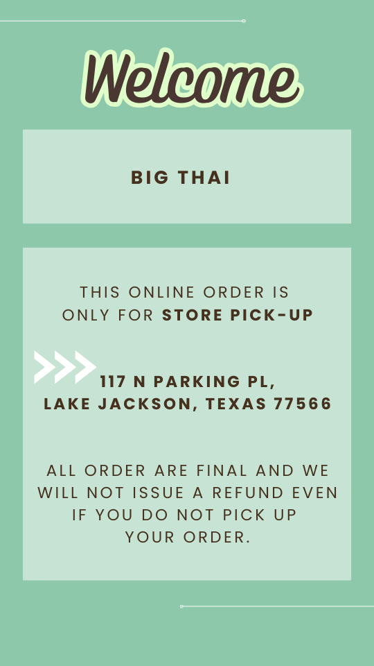 Welcome to Big Thai!